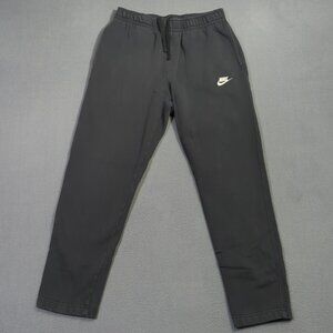 Nike Sportswear Pants Men's M Black Club Fleece Sweatpants Lounge Athleisure